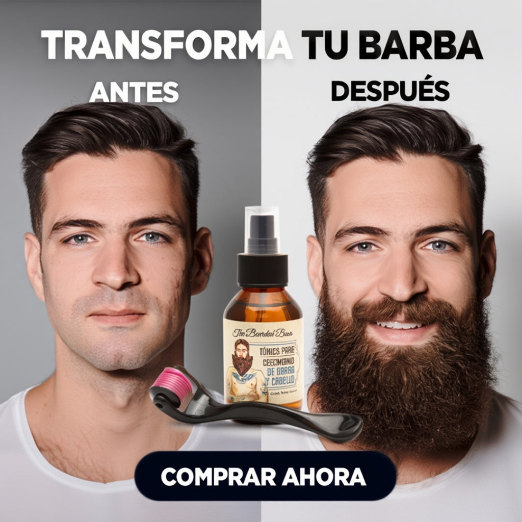 Tónico de crecimiento para barba y cabello