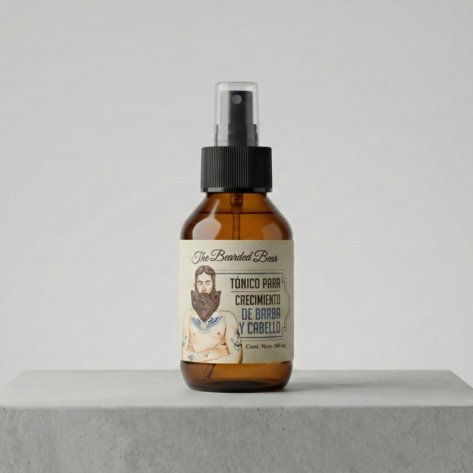 Tónico de crecimiento para barba y cabello